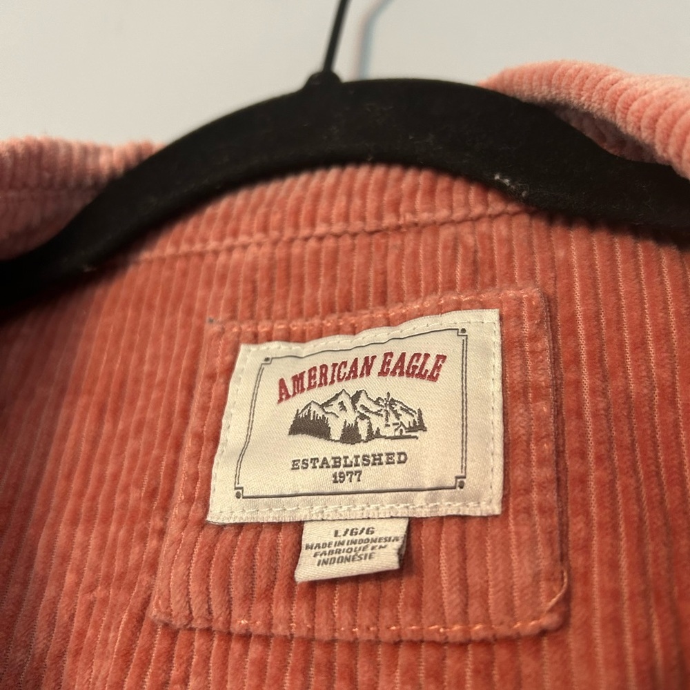 Rose Pink Corduroy Shacket